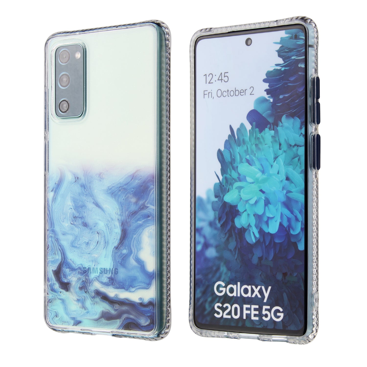 TPU + Acylic Marble Pattern Printing Phone Cover Case for Samsung Galaxy S20 FE/S20 Fan Edition/S20 FE 5G/S20 Fan Edition 5G/S20 Lite - Sky Blue TPU + Acylic Marble Pattern Printing Phone Cover Case for Samsung Galaxy S20 FE/S20 Fan Edition/S20 FE 5G/S20 Fan Edition 5G/S20 Lite - Sky Blue